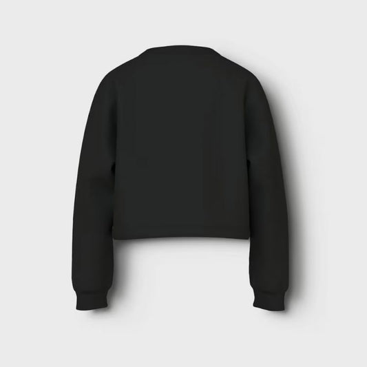 Name It pige Sweatshirt 'Connection' - Sort (kids)