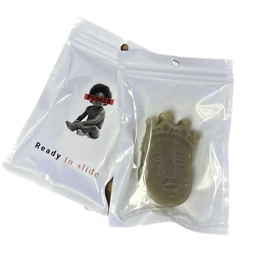 Pusher bearrings- "the Notorious BIG skate wax" -Grøn