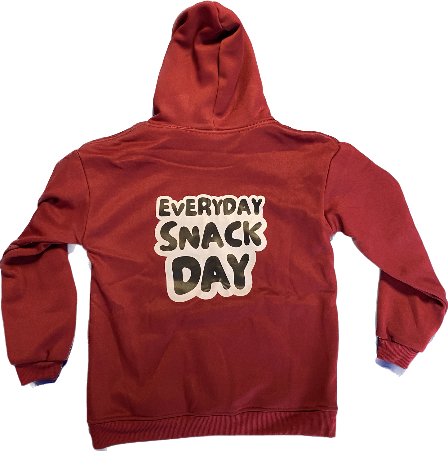 Kims Kiosk 'Everyday Snack Day' Hoodie - Mørkerød str. 10-12 år (kids)