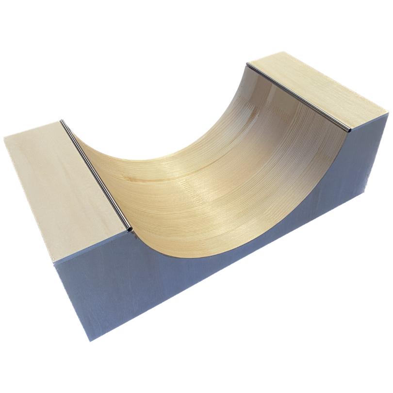 Fingerboard mini-rampe i træ