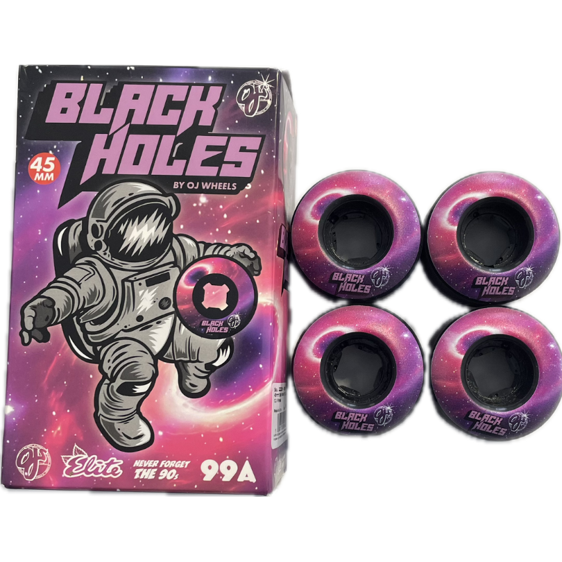 OJ Wheels skateboardhjul 99a "Black Holes" - 45mm