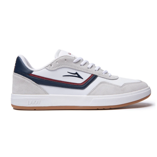 Lakai - Terrace (White/Navy Suede