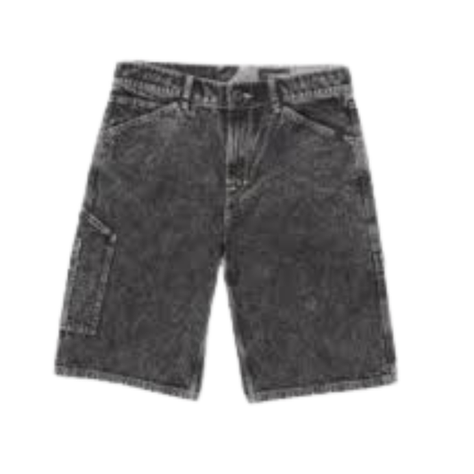 Volcom - Labored Denim Utility Short - LIGHT ACID BLACK