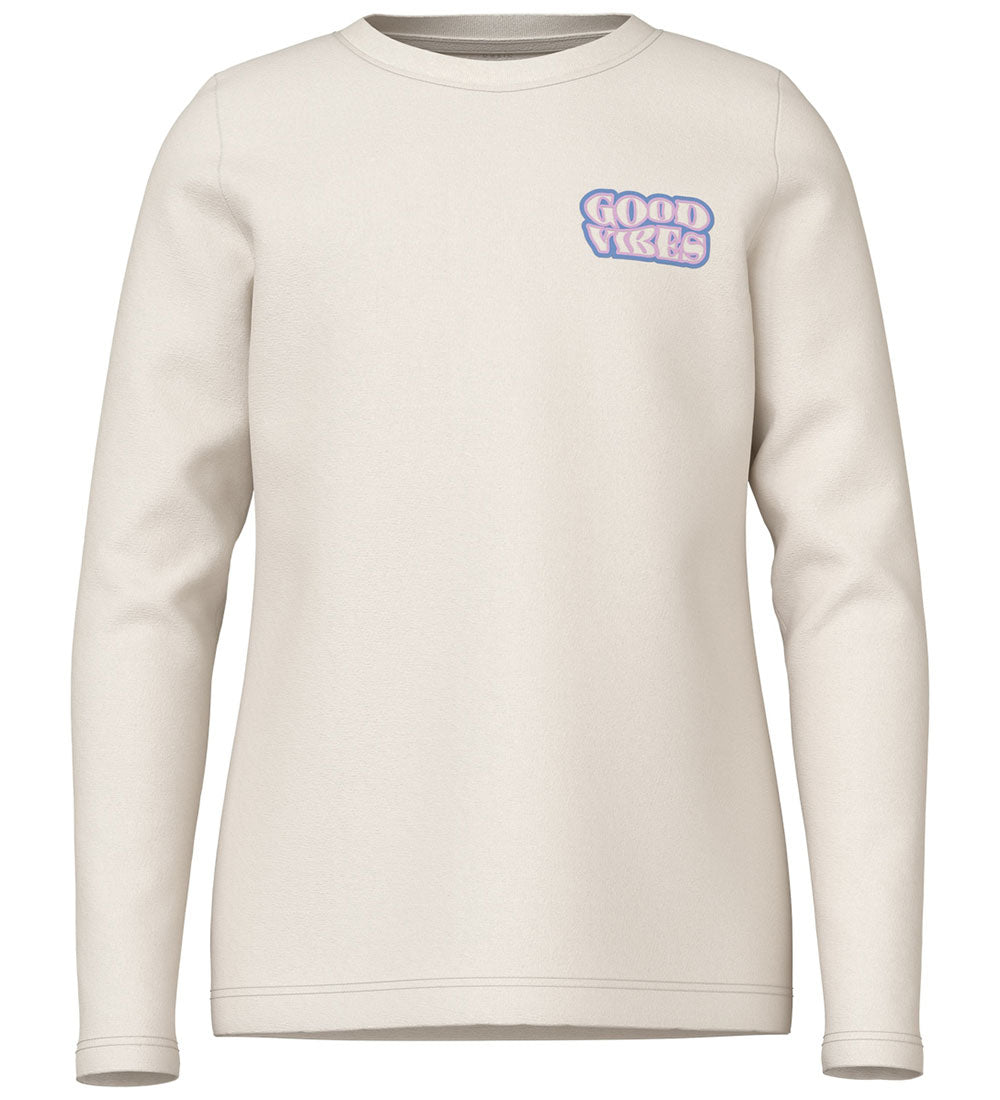 Name It Good Vibes longsleeve - offwhite (kids)