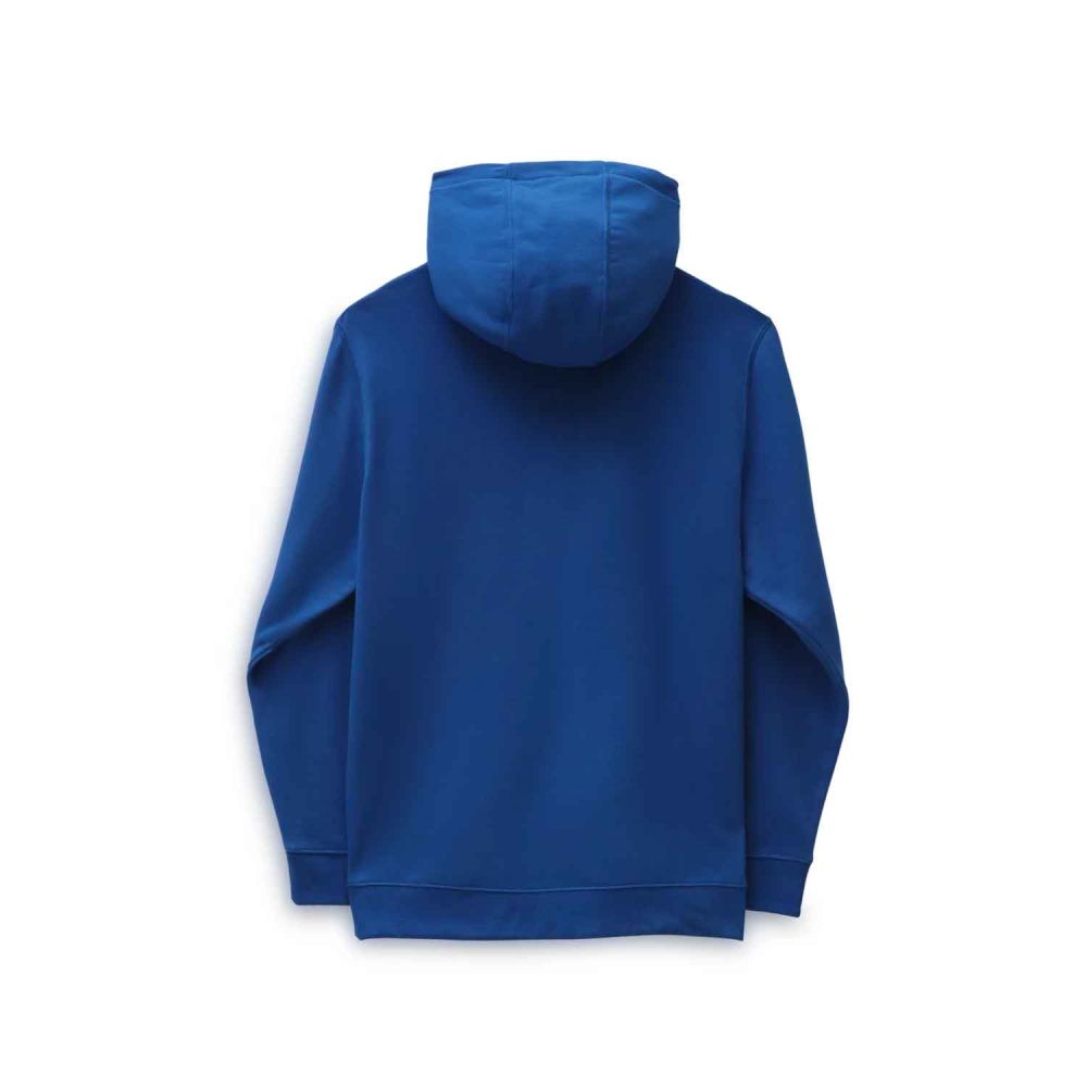 Vans logo Hoodie - blå str. 8-10 år (kids)