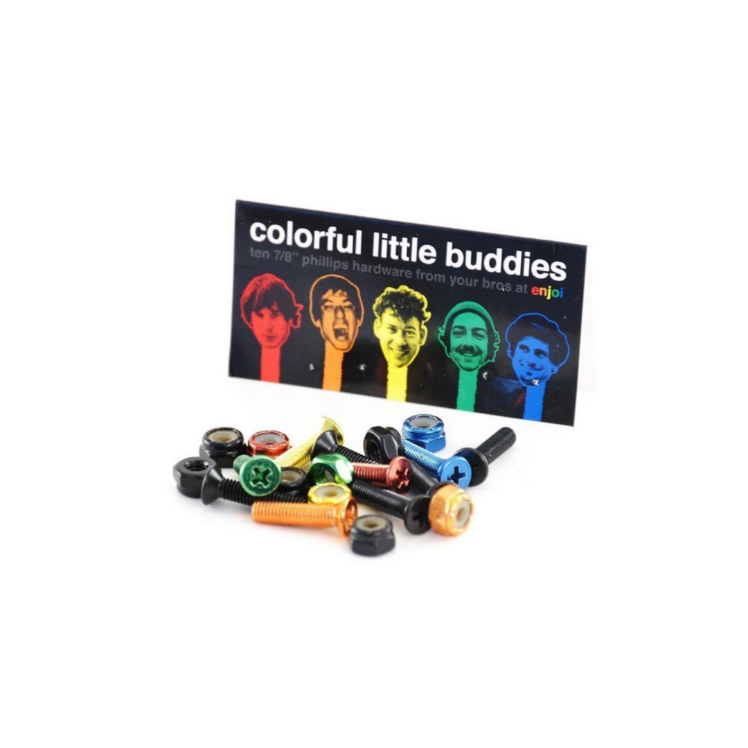 Enjoi skruer - Colorful Little Buddies Hardware 7/8"