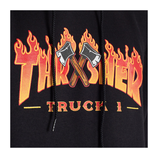 Thrasher "Truck 1" Hoodie - Sort str. L