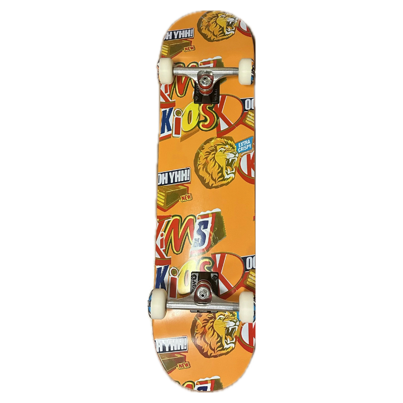 Kims kiosk - Snack Deck complete skateboard orange (8.0"-8.5")