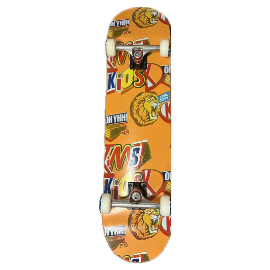 Kims kiosk - Snack Deck complete skateboard orange (8.0"-8.5")