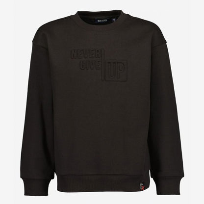 Blue Seven Sweatshirt 'Never Give Up' - sort str. 164 (kids)
