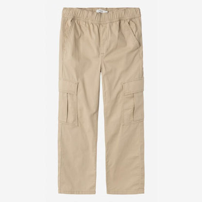 Cargo bukser med lommer - beige str. 128 (kids)