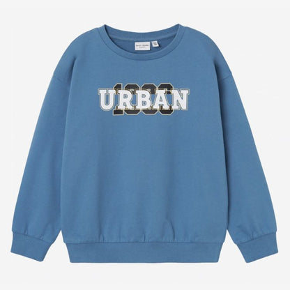 Name It Sweatshirt 'Urban' - blå (kids)