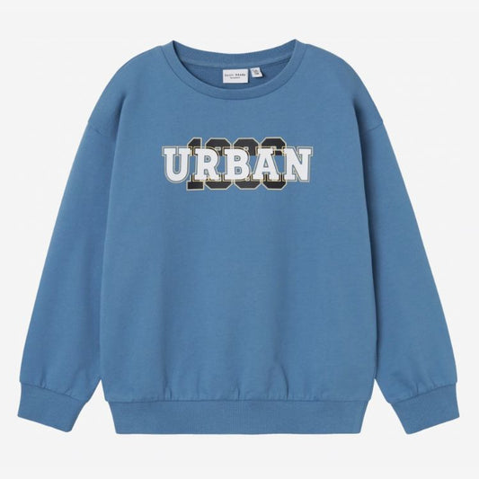 Name It Sweatshirt 'Urban' - blå (kids)