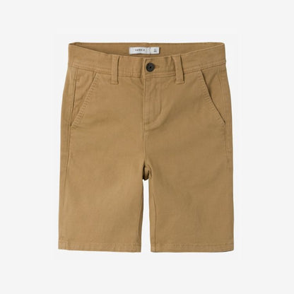 Name it chino shorts med lommer - brun (kids)