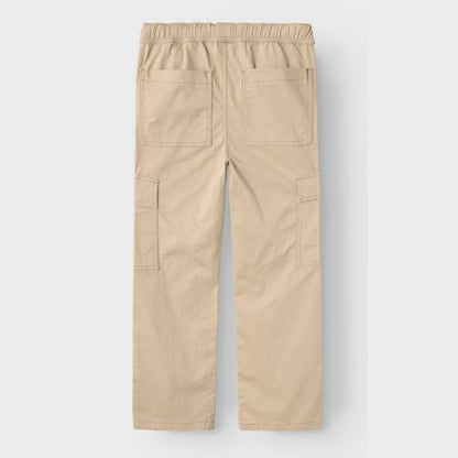 Cargo bukser med lommer - beige str. 128 (kids)