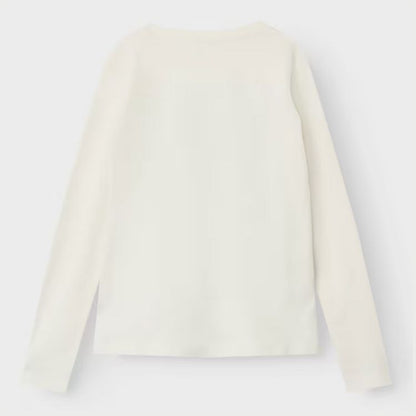 Name It 'Manhatten' longsleeve t-shirt - hvid (kids)