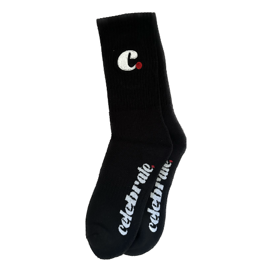 Celebrate skate strømper - Sort / 3 par for 199,-