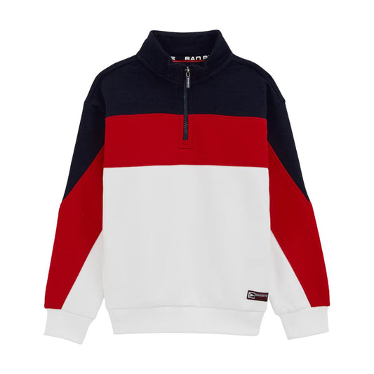 Bad boys trøje mørkeblå/rød str. 170 (kids)