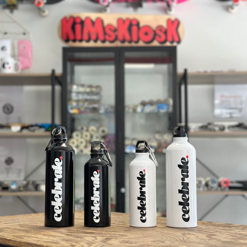 Celebrate vandflaske - Drikkedunk i aluminium