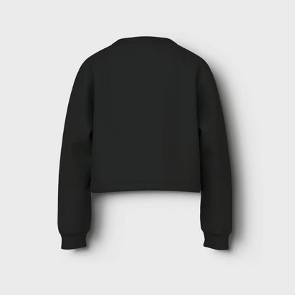 Name It pige Sweatshirt 'Connection' - Sort (kids)