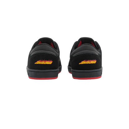 Etnies skatesko - Windrow x Santa Cruz flames - sort/rød (kids)