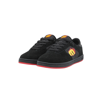 Etnies skatesko - Windrow x Santa Cruz flames - sort/rød (kids)