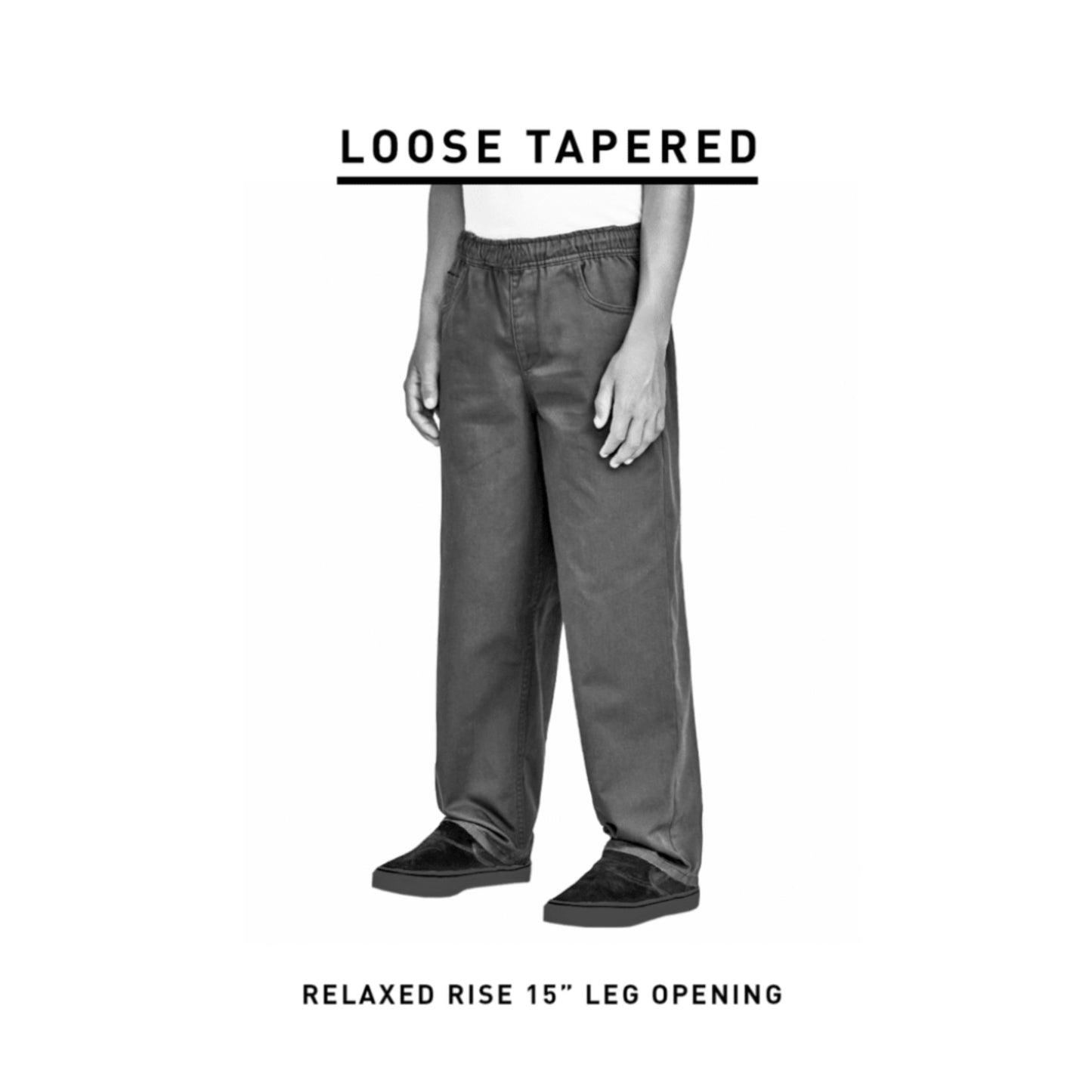 Volcom 'PSYCHSTONE' bukser - sort (kids)