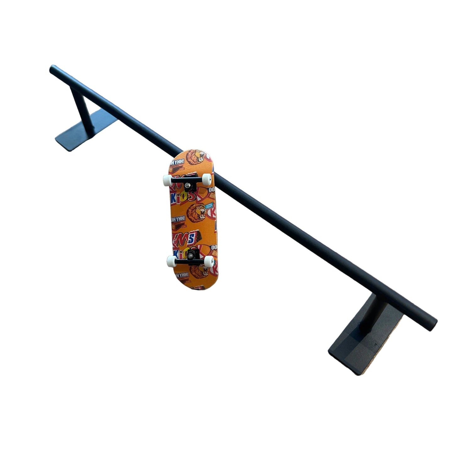 Fingerboard rail 35cm i metal sort