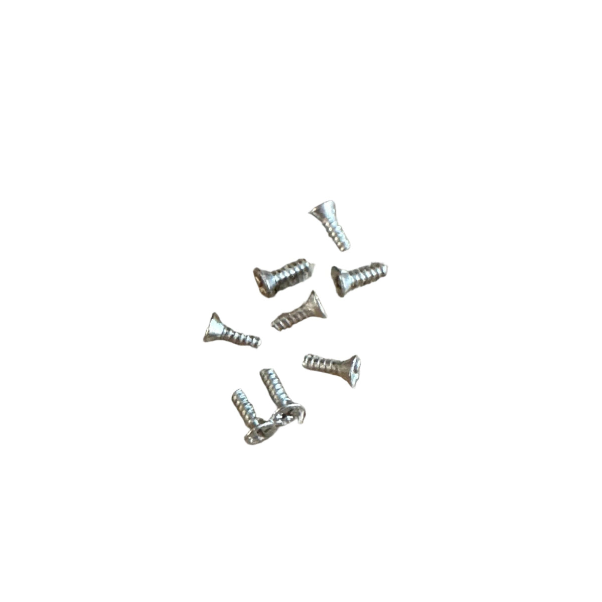 Fingerboard 5mm skruer 8 stk. (sølv)