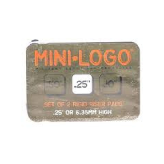 Mini Logo™ .25" skateboard rigid riser pads (2 stk.)