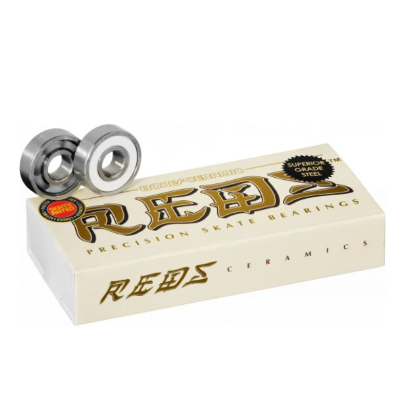 BONES CERAMIC - REDS - 8 pack kuglelejer