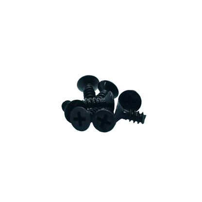 Fingerboard 4mm skruer 8 stk. (sort)