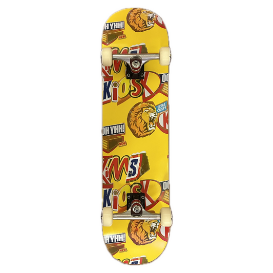 Kims kiosk - Snack Deck complete skateboard gul (8.0"-8.5")