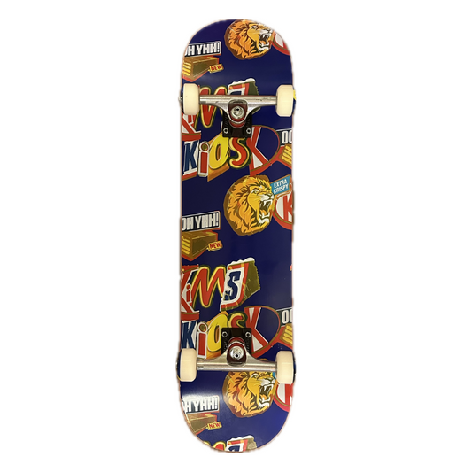 Kims kiosk - Snack Deck complete skateboard blå (8.0"-8.5")