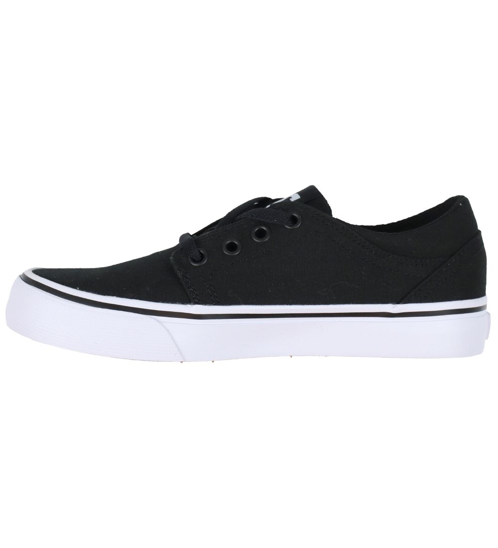 DC skatesko - Trase Tx - str. 34 Black/White (kids)