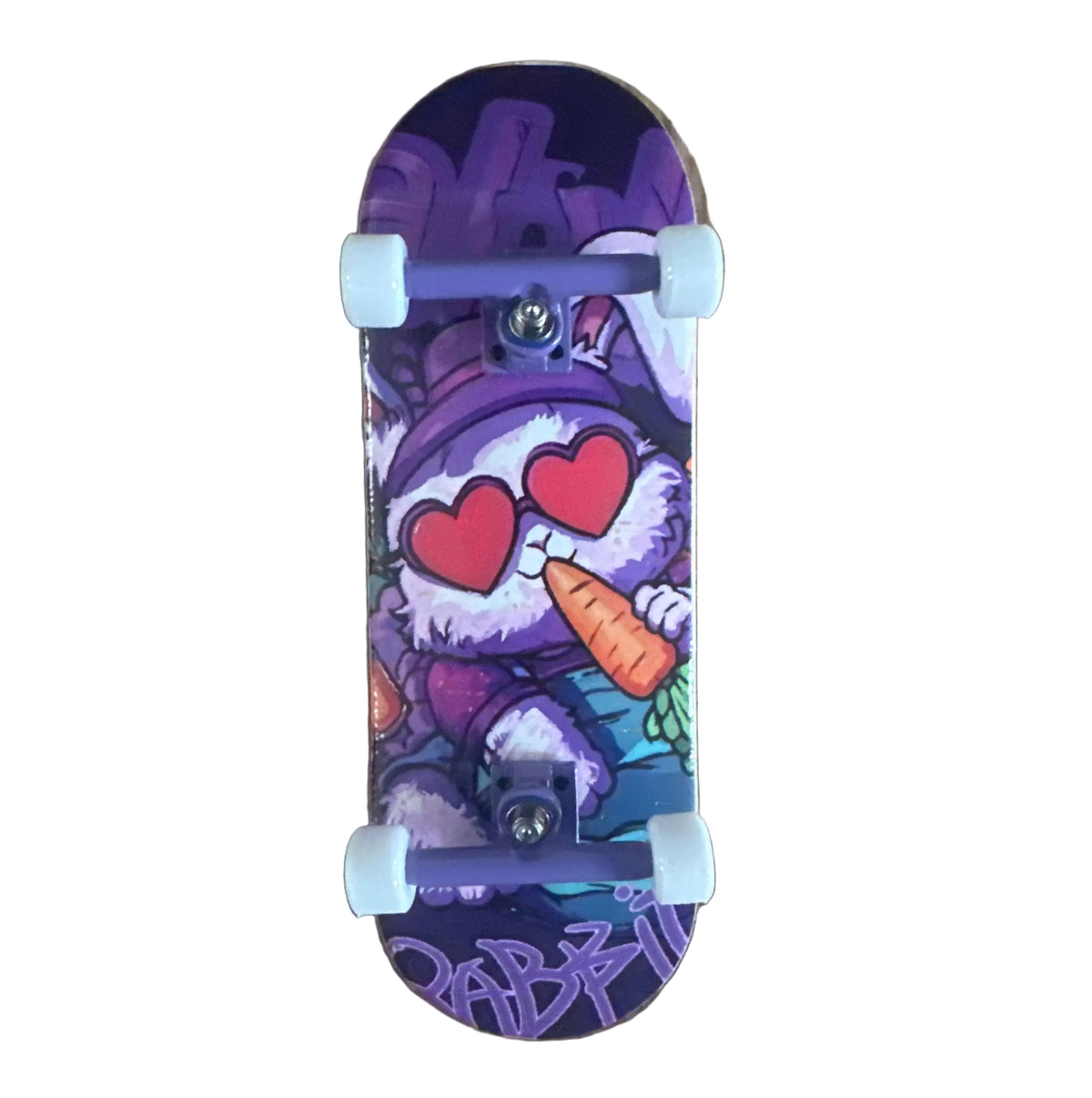 Komplet finger skateboard - bunny in love