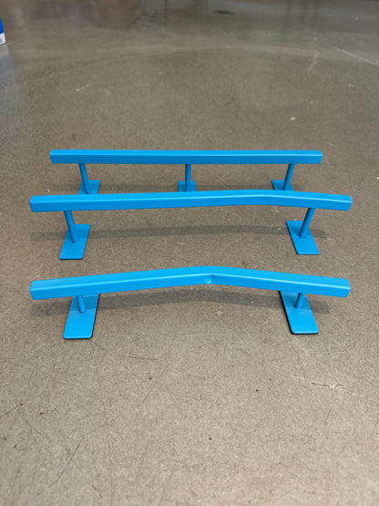 Finger skateboard rail 34cm i metal (blå)