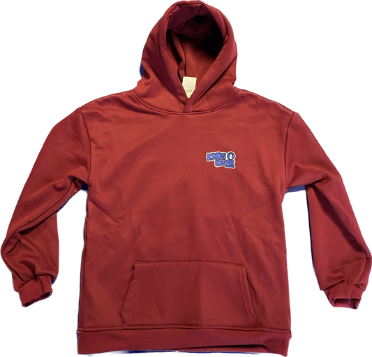 Kims Kiosk 'Everyday Snack Day' Hoodie - Mørkerød str. 10-12 år (kids)