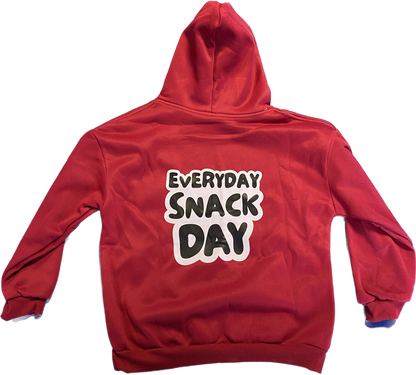 Kims Kiosk 'Everyday Snack Day' Hoodie - Rød str. 8-10 år (kids)