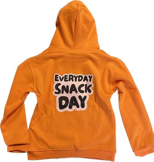 Kims Kiosk 'Everyday Snack Day' Hoodie - Orange (kids)