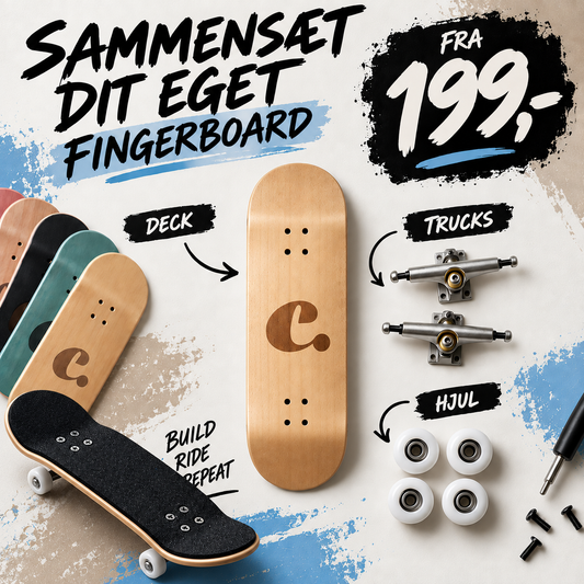 Komplet fingerboard - sammensæt dit eget design