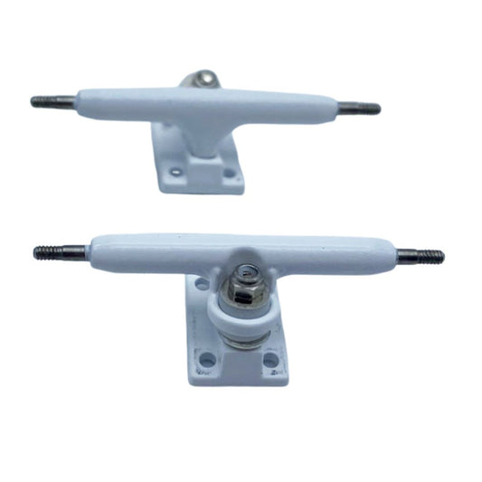 Fingerboard metal trucks til 32mm board (hvid)