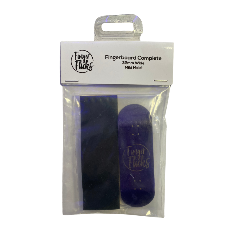 Finger flicks - Purple Wooden Complete fingerboard