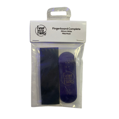 Finger flicks - Purple Wooden Complete fingerboard