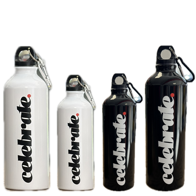 Celebrate vandflaske - Drikkedunk i aluminium