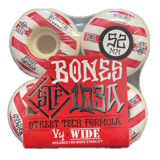 Bones - Patterns V4 52mm Wide - 103A Street Tech Formula Rød