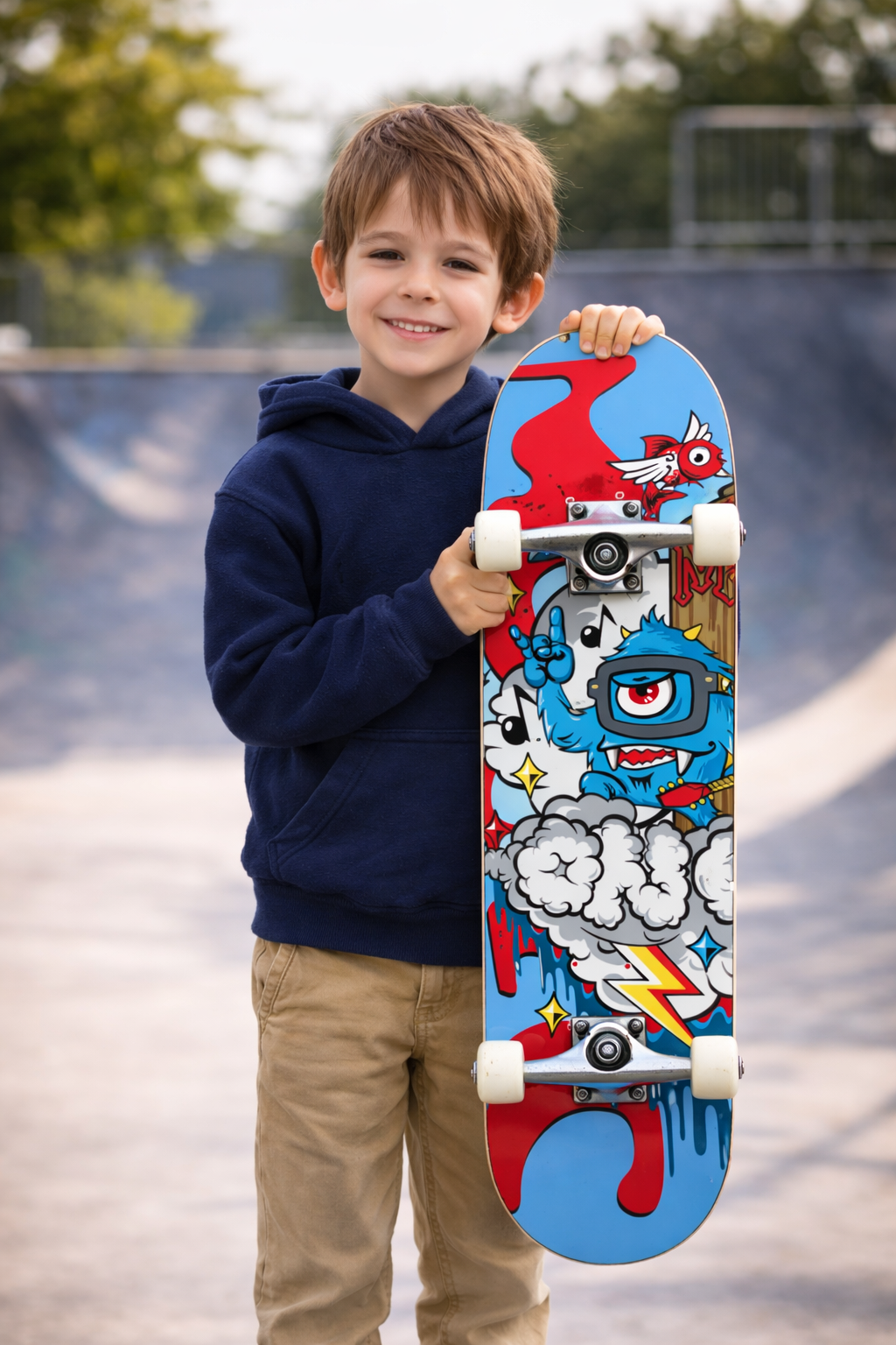 NiceTry - Skateboard Deck - Monster Music