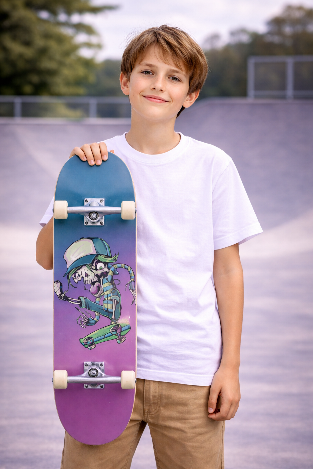 NiceTry - Skateboard Deck - Zombie Kid