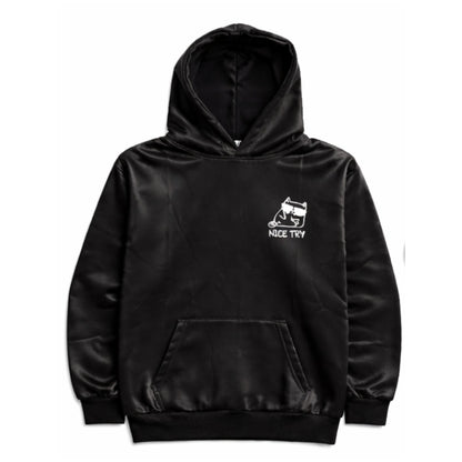 NiceTry 'original' Hoodie - sort (kids)