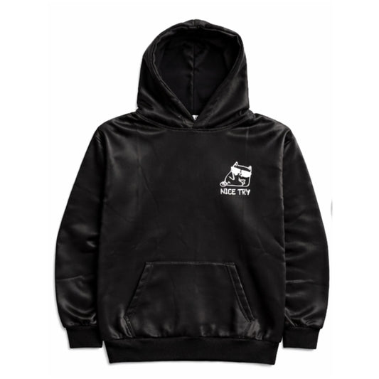 NiceTry 'original' Hoodie - sort (kids)